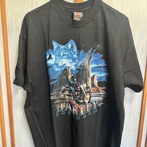 Men’s Harley Davidson Black XL t-shirt, 1998 HD of Reno Nevada